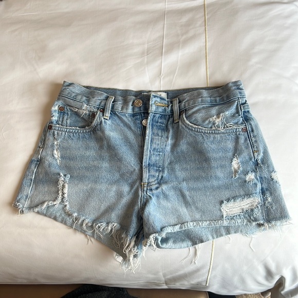 Agolde Pants - Agolde Womens denim shorts